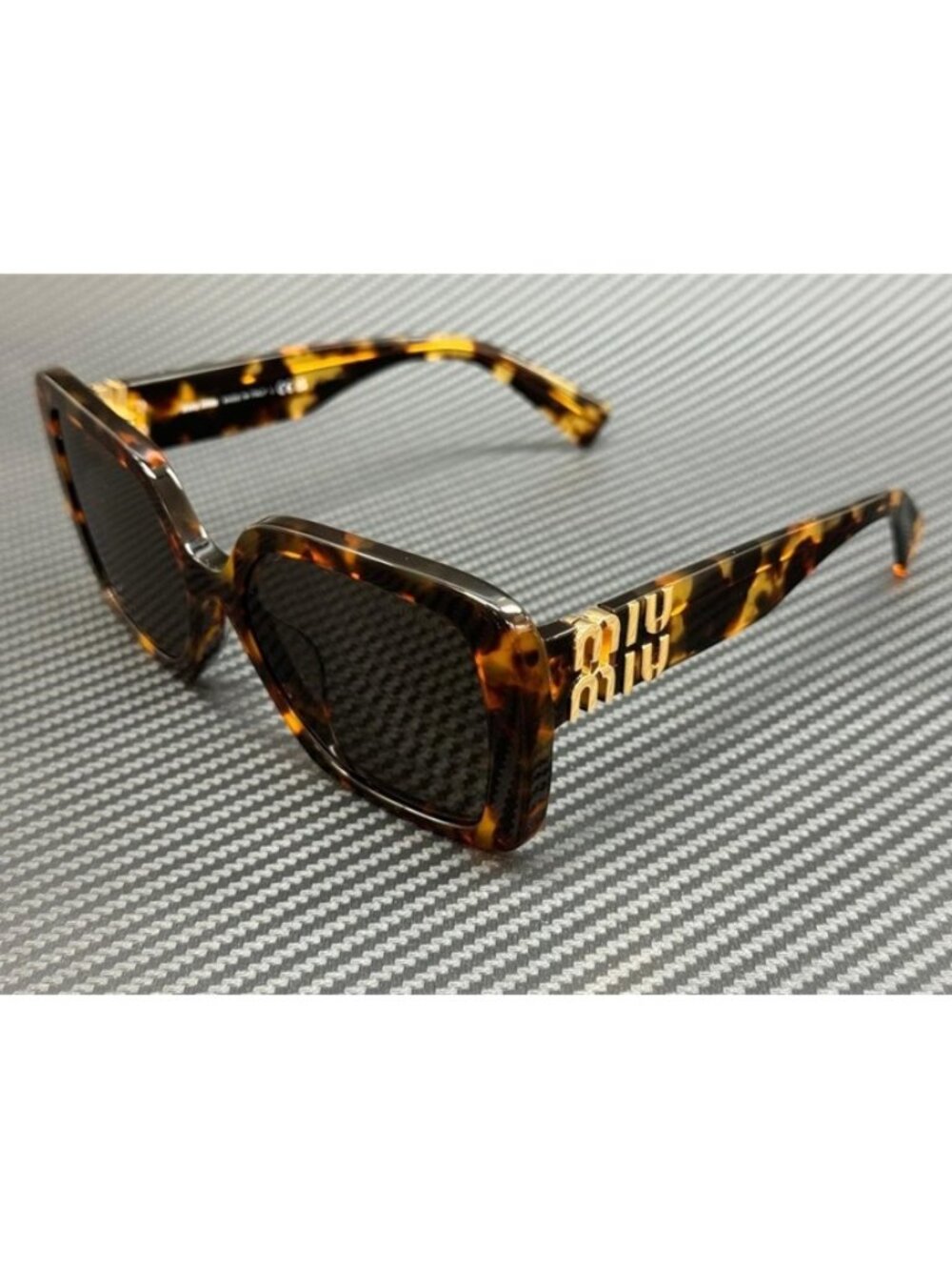 New Miu Miu Men Honey Havana Sunglasses 56-17-135